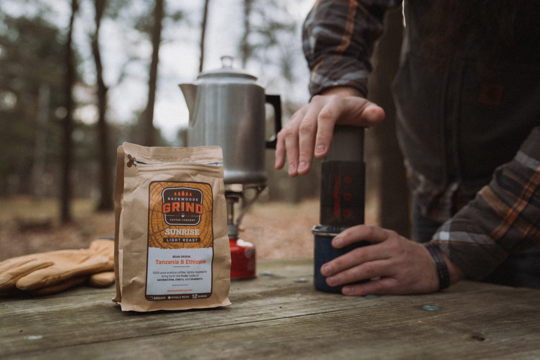 How to Use the AeroPress to Brew Outdoor Coffee Backwoods Grind